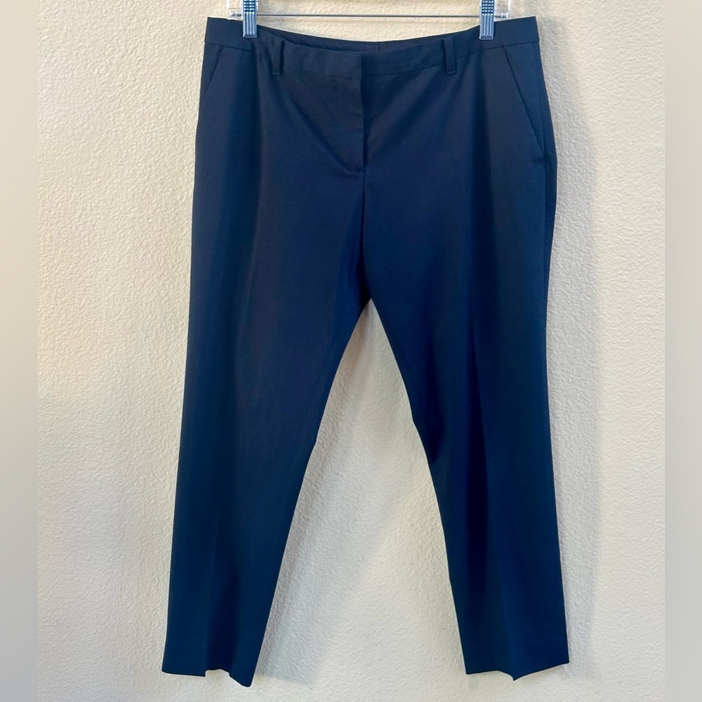 All Saints Black “Quell” Cropped Wool Blend Pants Size 10 Excellent Condition! - Picture 3 of 8